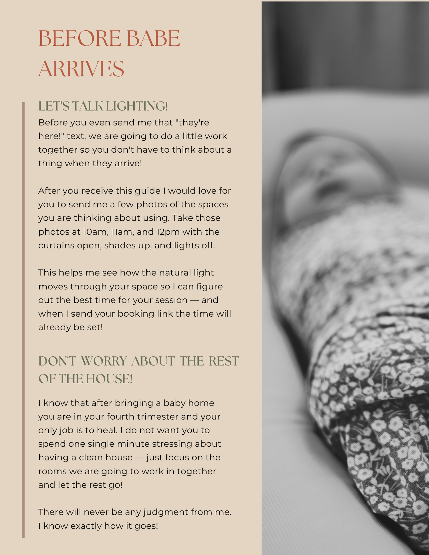 Close-up of a sleeping newborn baby wrapped in a soft blanket, perfect for a newborn photography session guide.