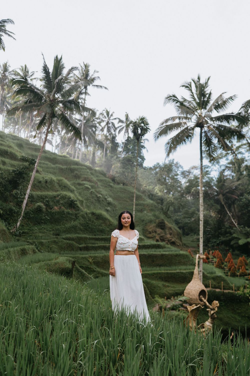 Couple photoshoot overlooking the rice terraces at Alas Harum.
