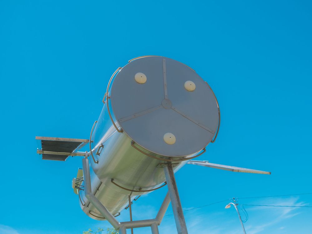 Replica of the Hubble Space Telescope. Marshfield, MO. June 12, 2026. David J. Manning.