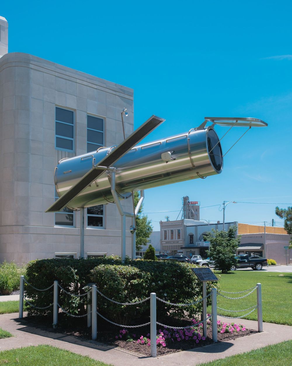 Replica of the Hubble Space Telescope. Marshfield, MO. June 12, 2026. David J. Manning.