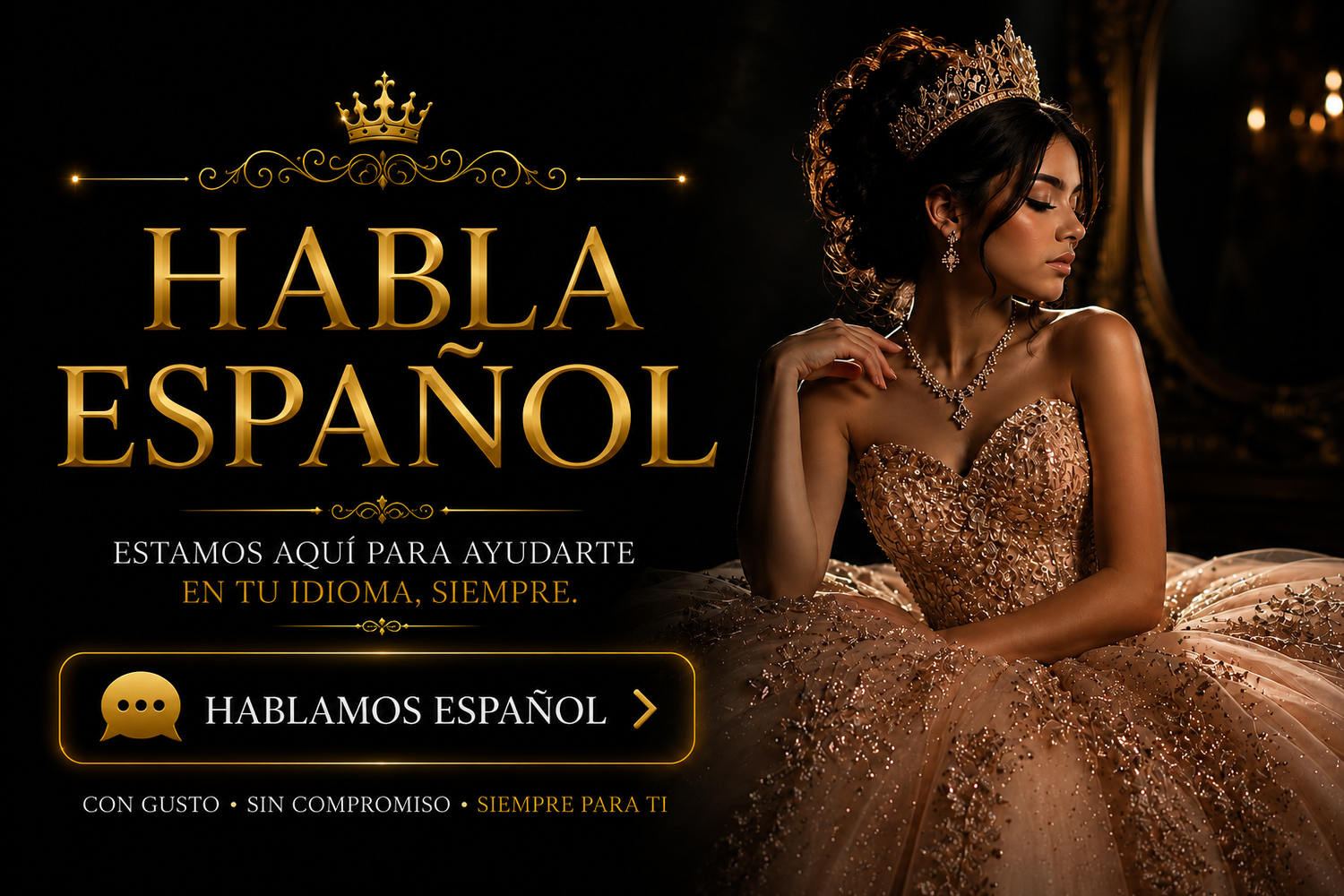 Hablamos Español for Dallas–Fort Worth Quinceañera Photography, Videography, planning resources, and bilingual family support.