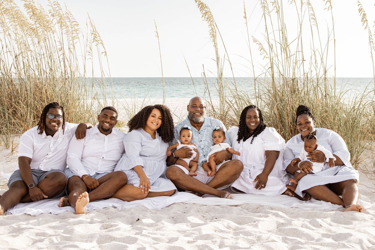 family session on a beach