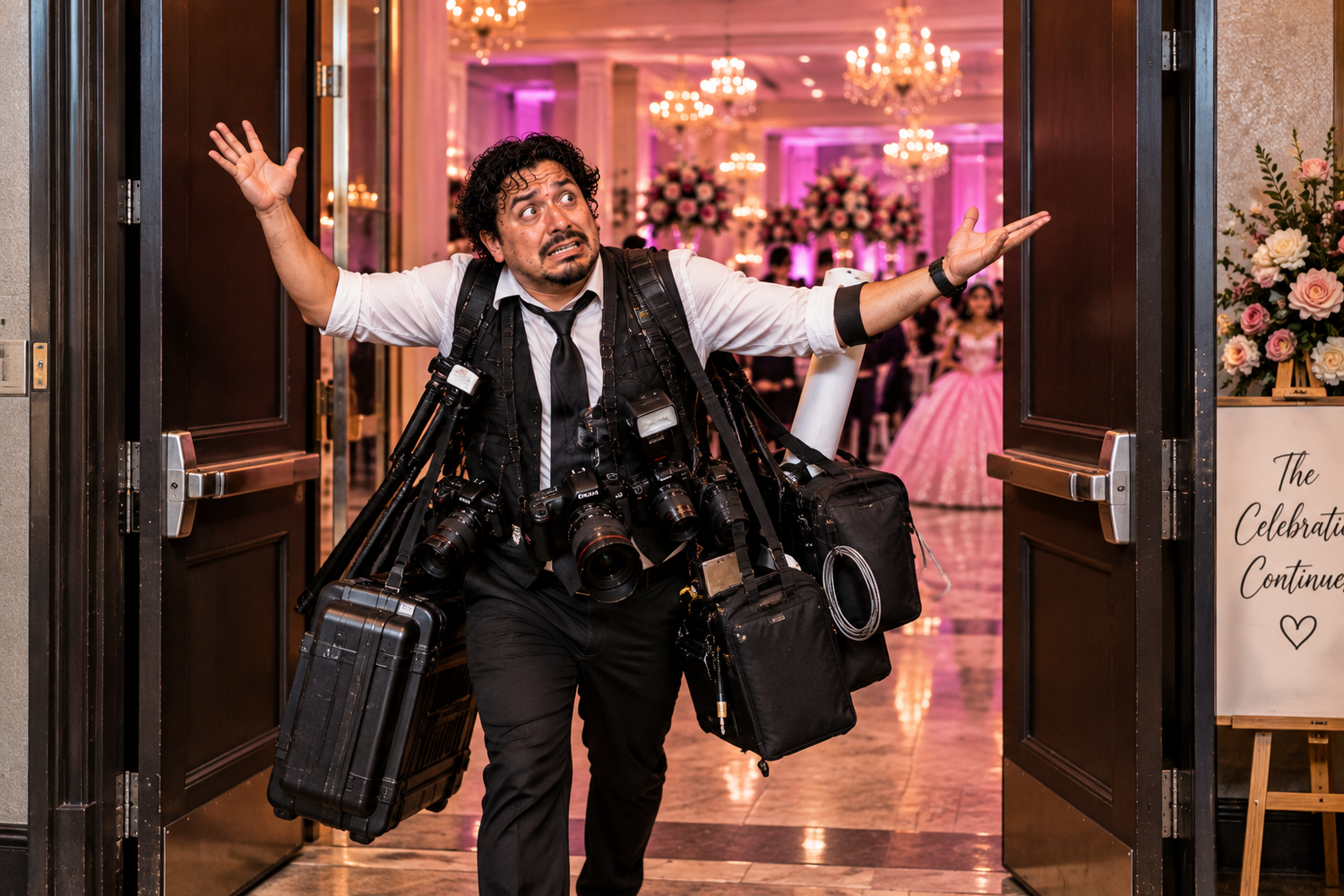 North Texas quinceañera photographer offering professional quince photos, videos and dedicated photobooth coverage for DFW quince events