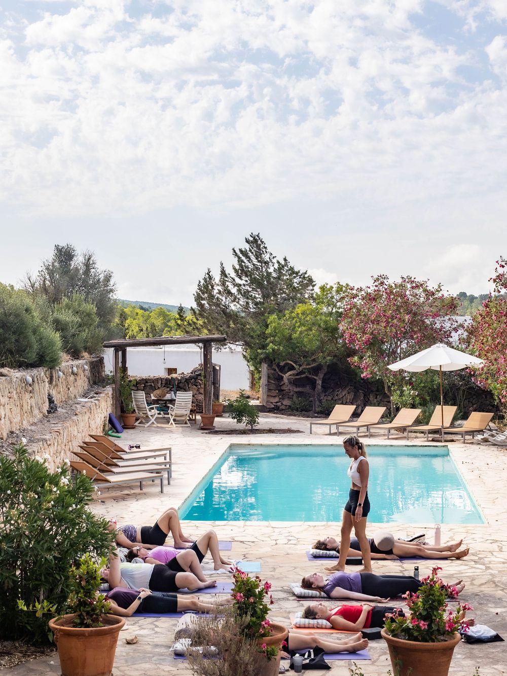 well-being retreat photography, yoga photography, wellness branding photography