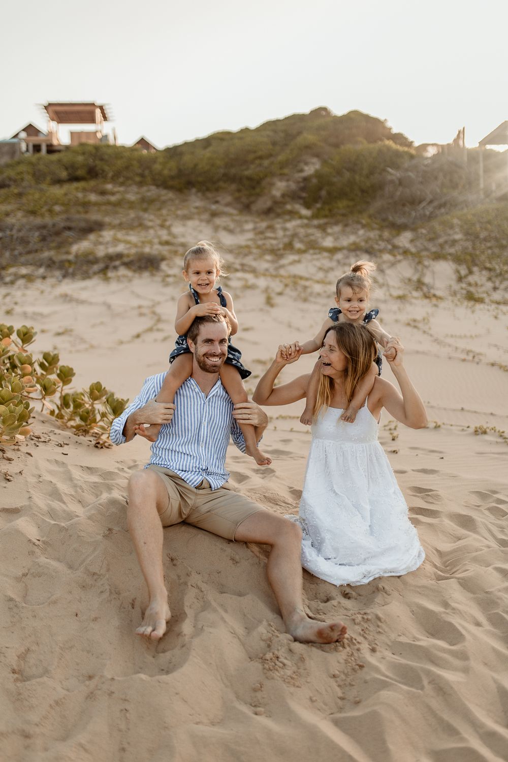 séance photo famille à la plage