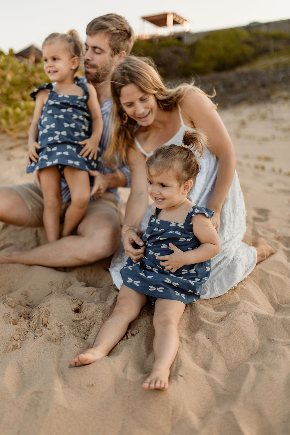 séance photo famille à la plage