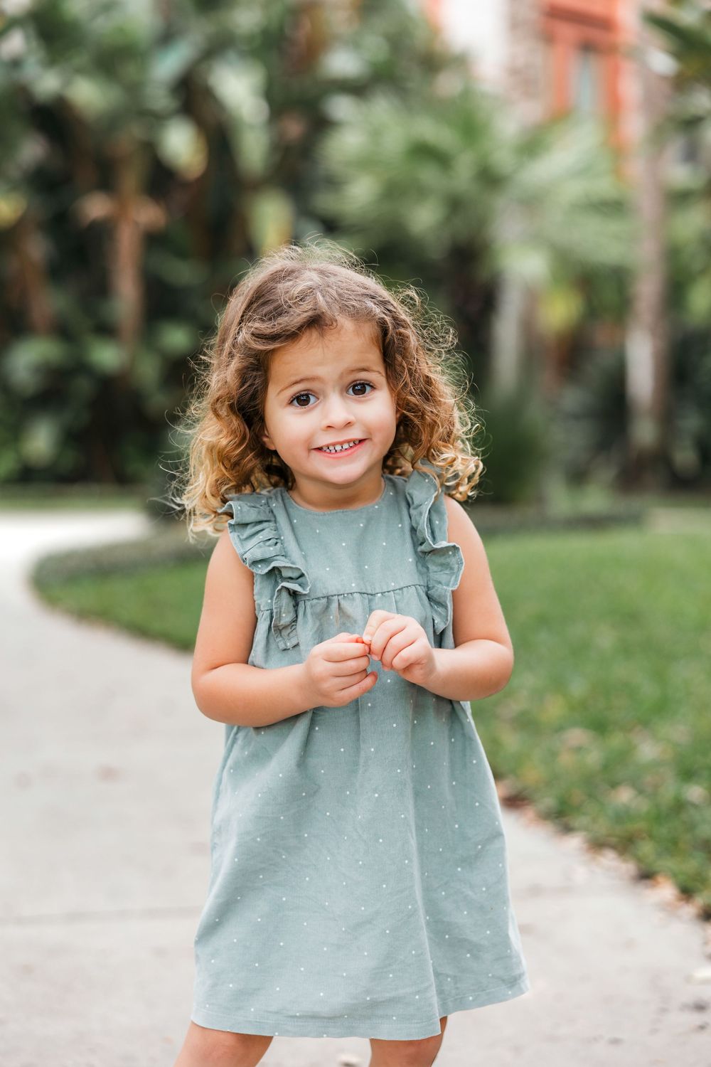 St. Augustine family photographer capturing sunset family portraits