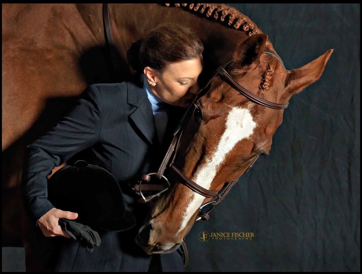 Touching Photograph of Horse and Rider