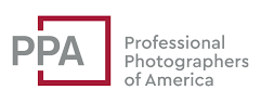 Professional Photographers of America (PPA) logo in grey and red colors.