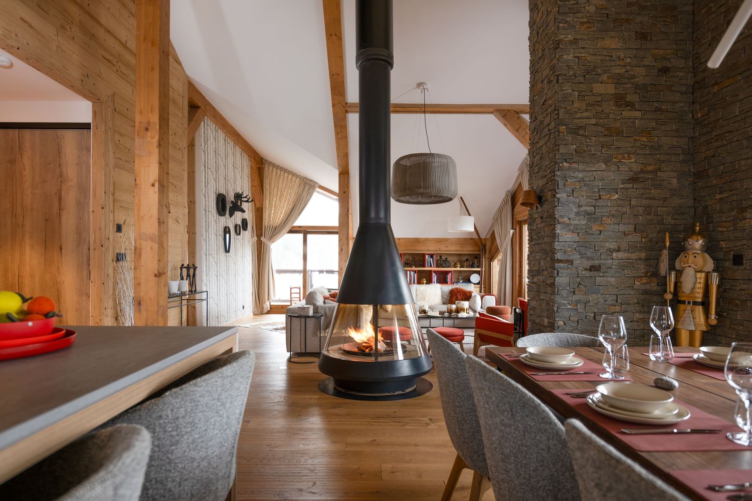 Interior photography France - Courchevel chalet