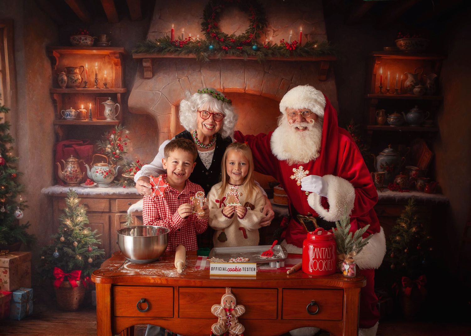 Santa Clause Experience Photo Session West Lafayette, Indiana
