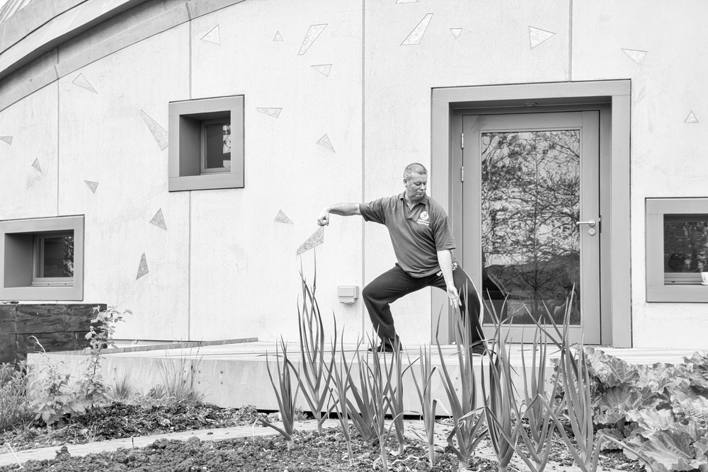 Brand photography image for a Tai Chi Master and teacher in Swansea