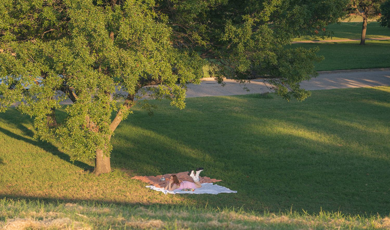 Alyssa S. Creative Texas portrait photographer. Summer picnic session, Fort Worth Texas.