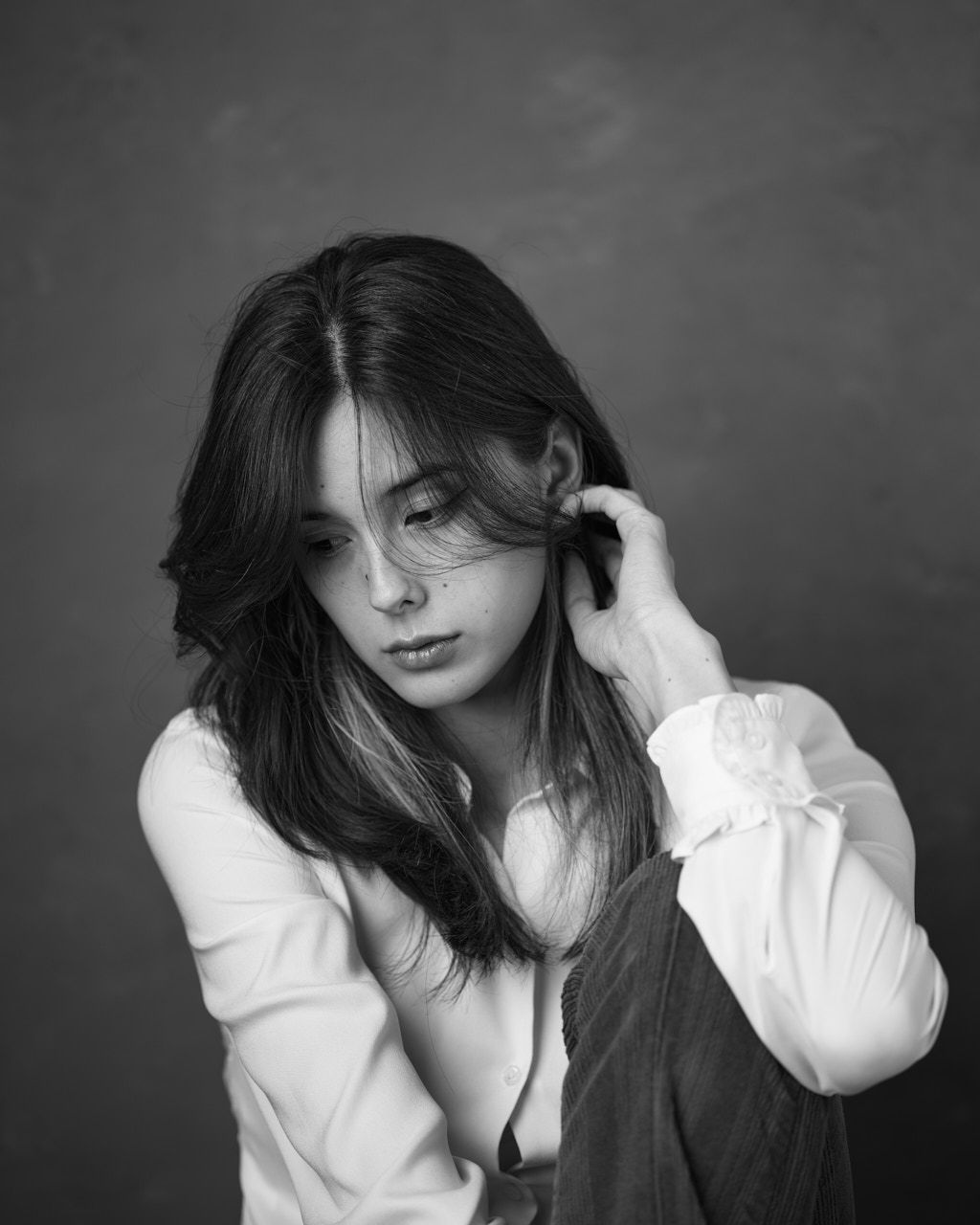 Black and white Portrait taken by Michael Zeyda