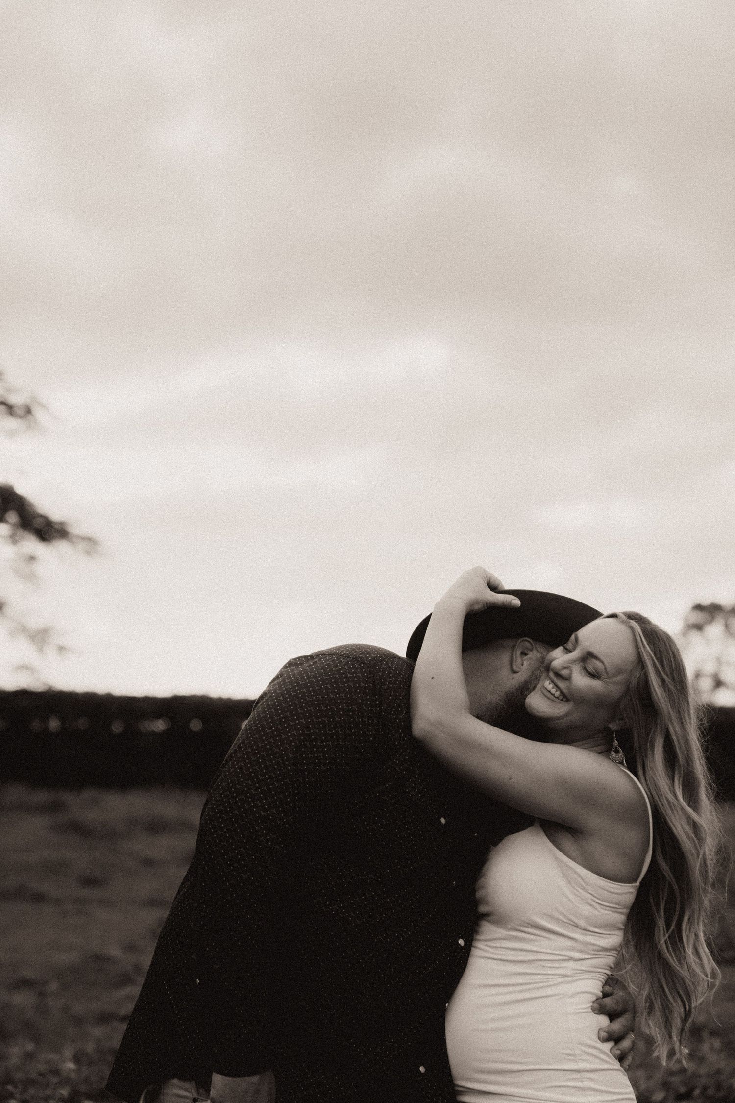 Luxury Sunset Couple Engagement Photograph