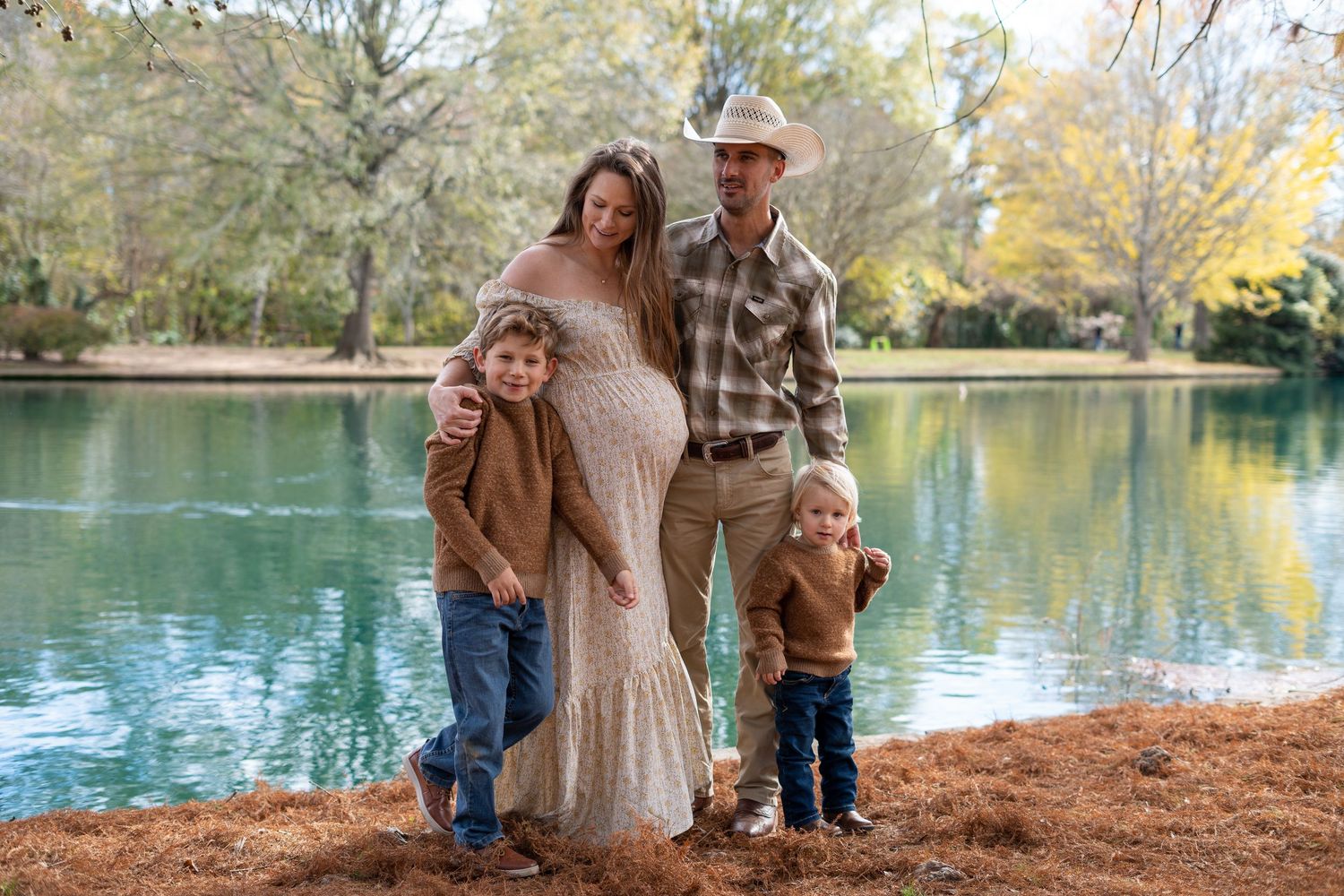 Outdoor family photography in Charlotte captured by a boutique family photographer