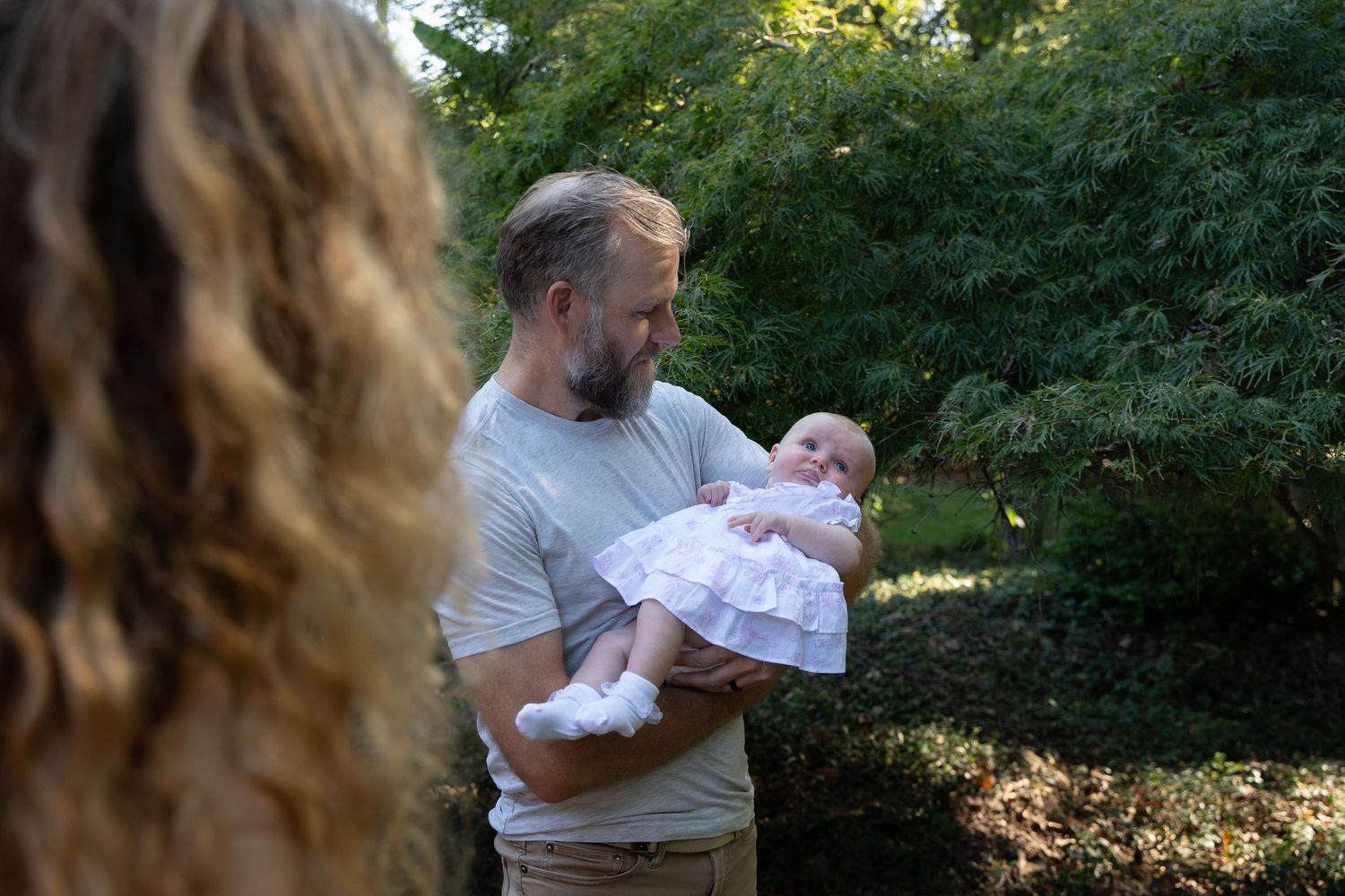 Family milestone session in Charlotte captured by a local photographer