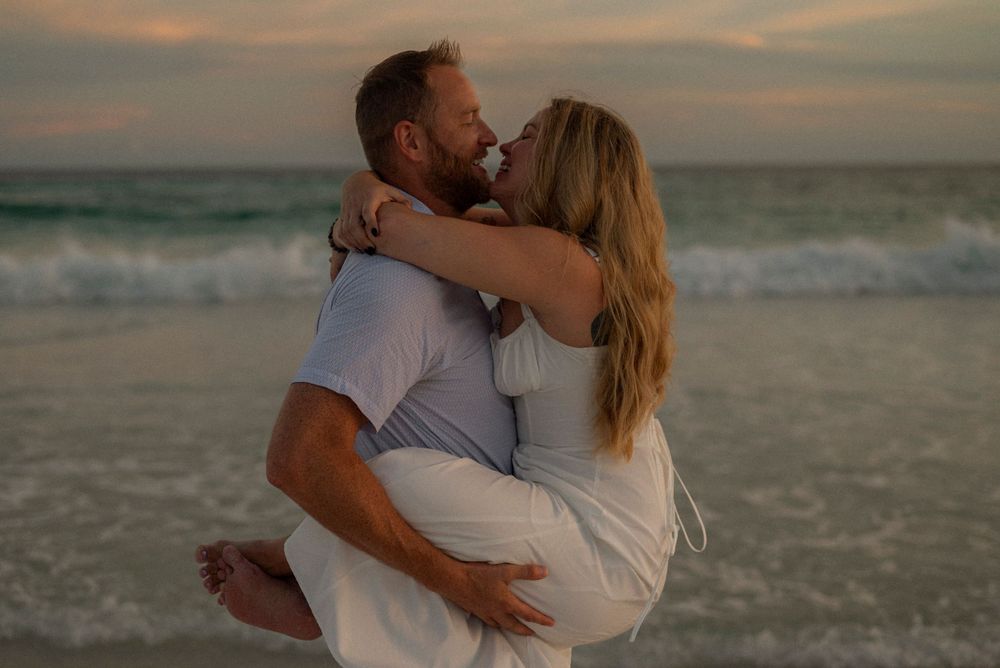 Cinematic destination wedding and underwater photography showcasing couples and intimate moments across Destin, 30A, and the Emerald Coast