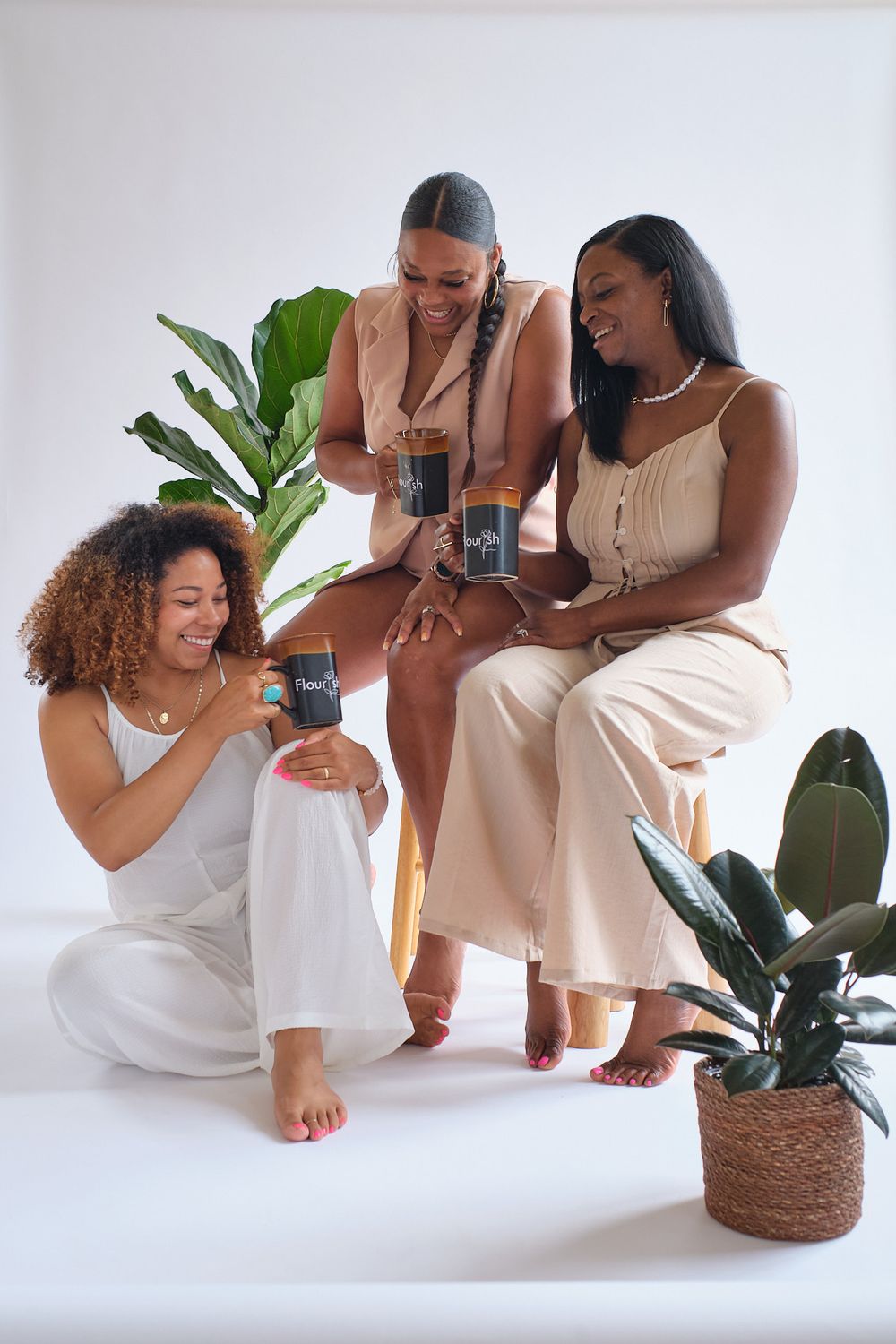 Small business branding photos  in Oakland photography studio by Velvett Photos