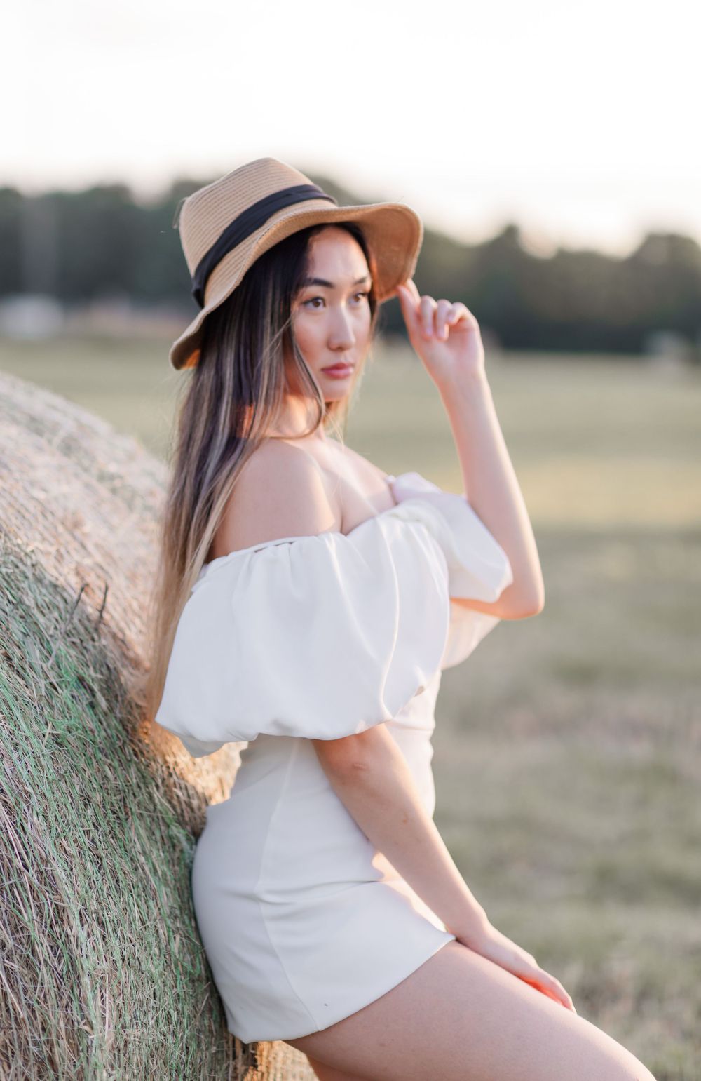 Countryside photoshoot senior session sunset