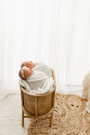 Fort Wayne Indiana Twin Newborn Baby girls