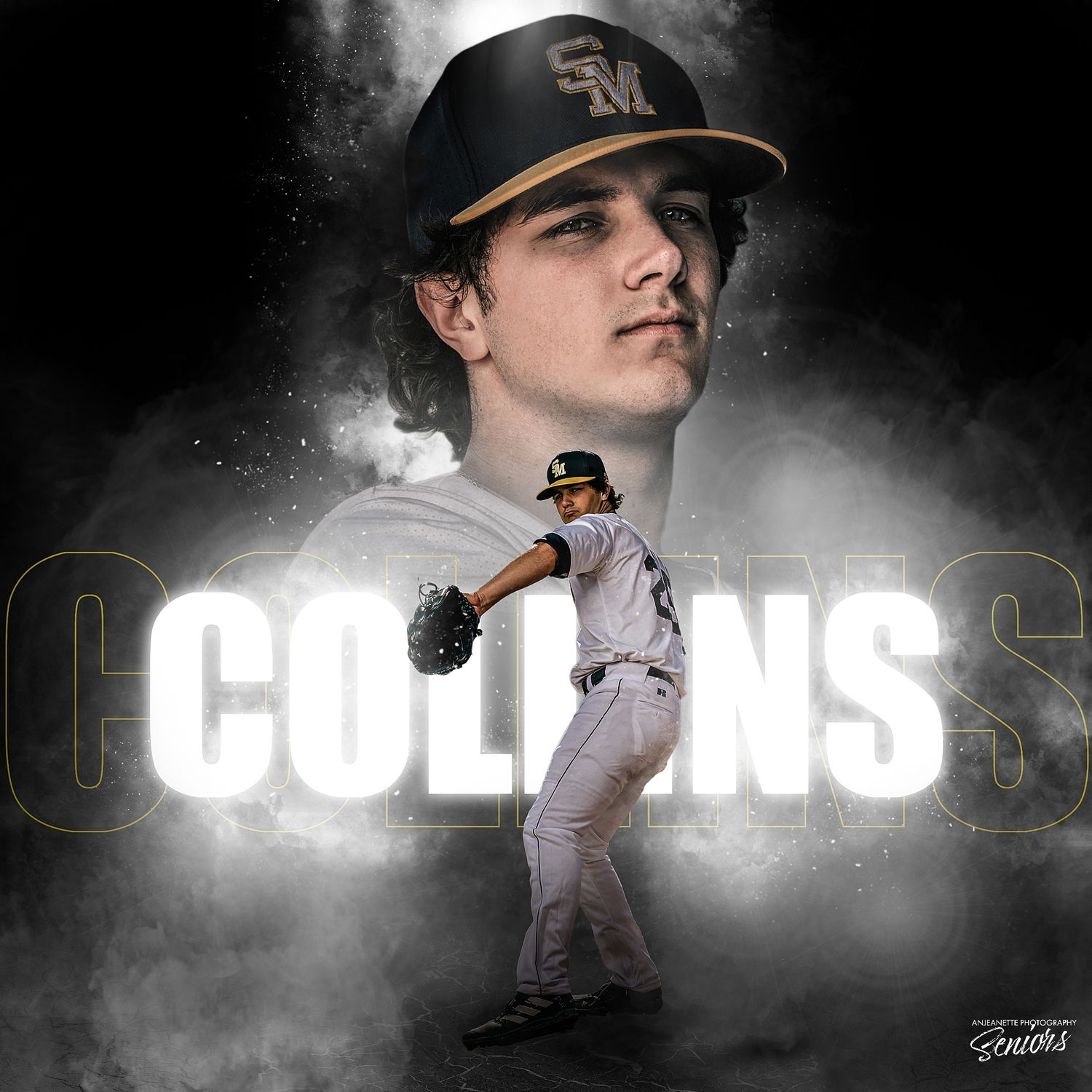 Phoenix Arizona Team Sports Banner Pictures by Anjeanette Photography Graduation High School Seniors AZ