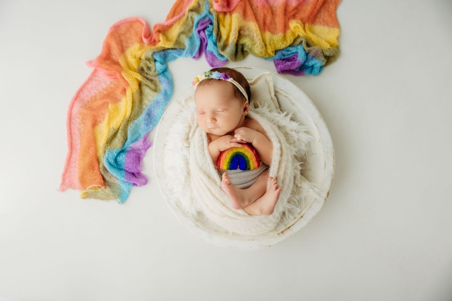 Rainbow baby, Maryland Delaware Newborn Photoshoot