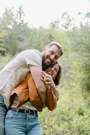 Engagement session at the Oxongue river rapids-Alexis Anne Photography-Muskoka wedding photographer