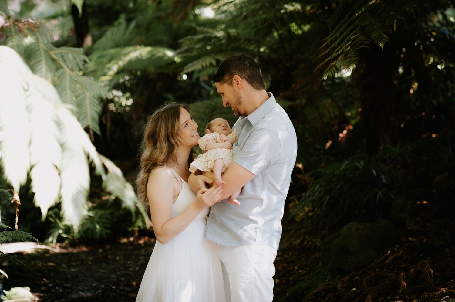 Newborn outdoors