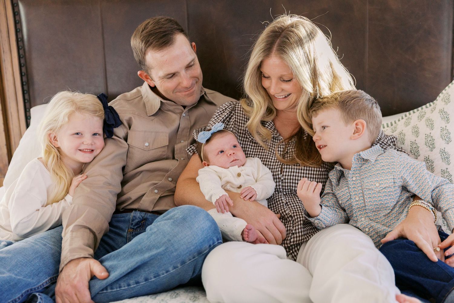 young family newborn session in Gainesville georgia