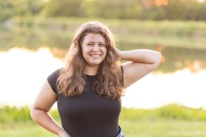 Female High School Senior outdoors