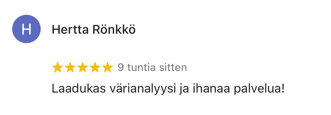 Paras Värianalyysi Helsinki