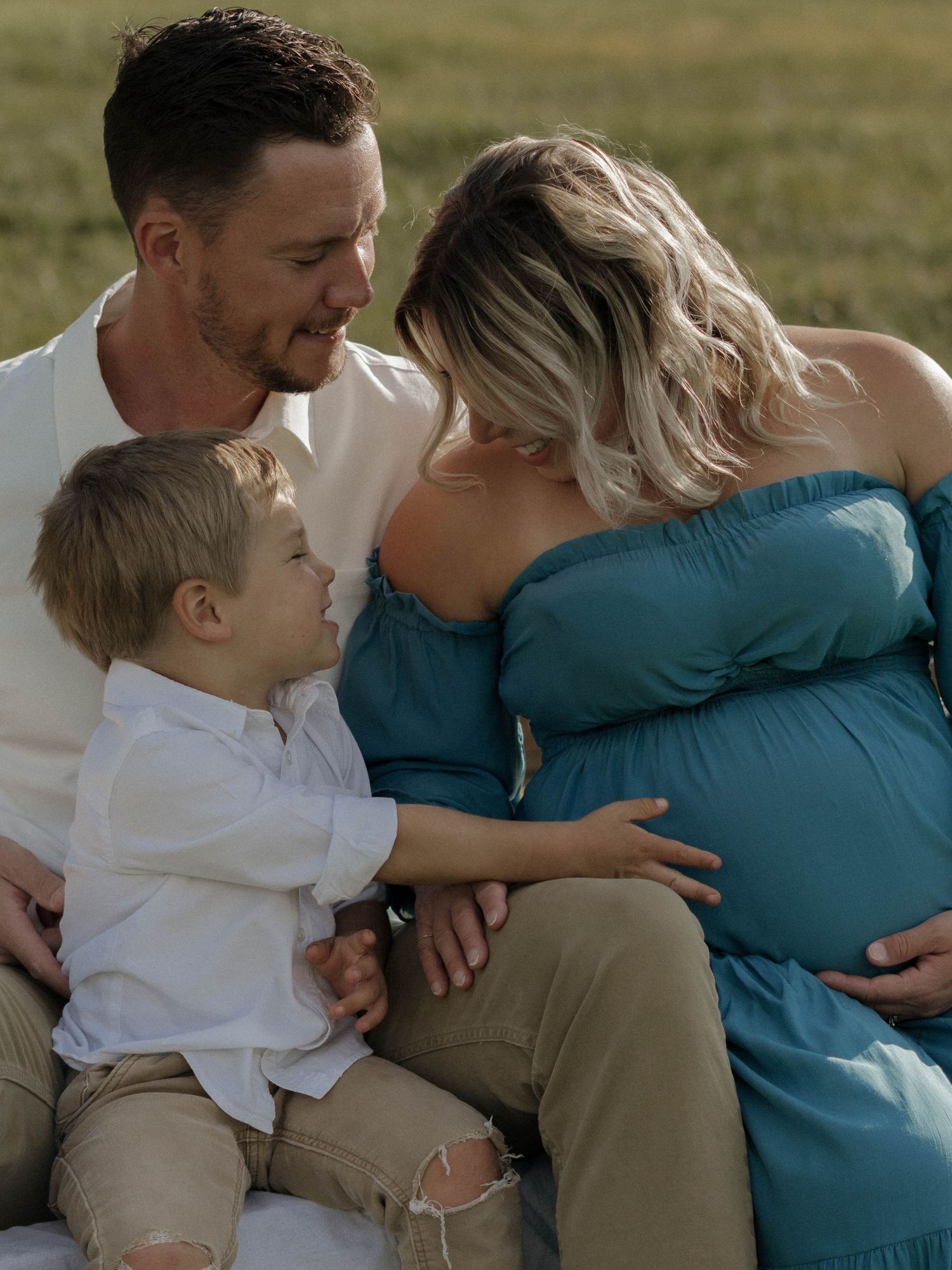 Maternity pictures taken at Tahoe Meadows