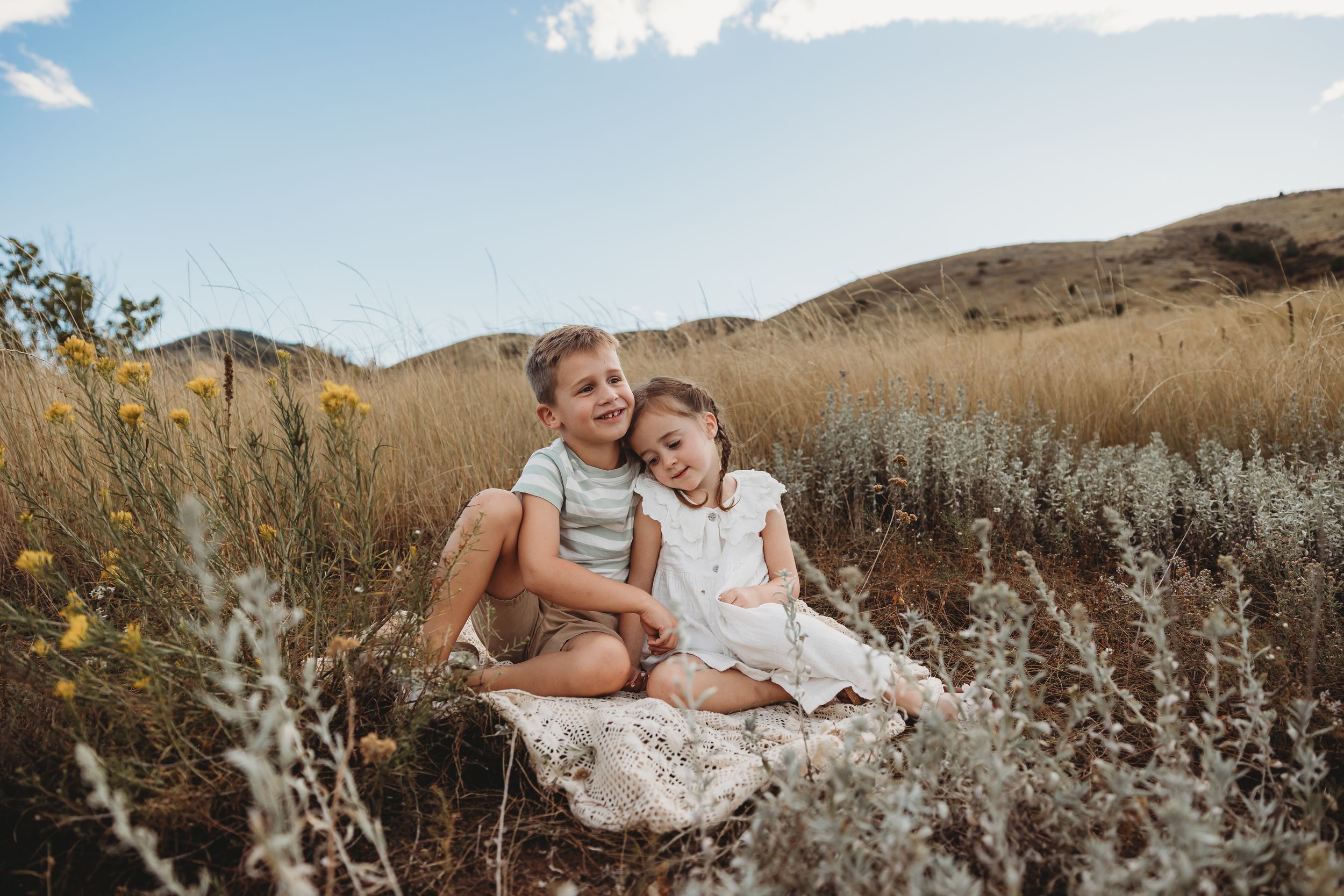outdoor family photo in golden colorado