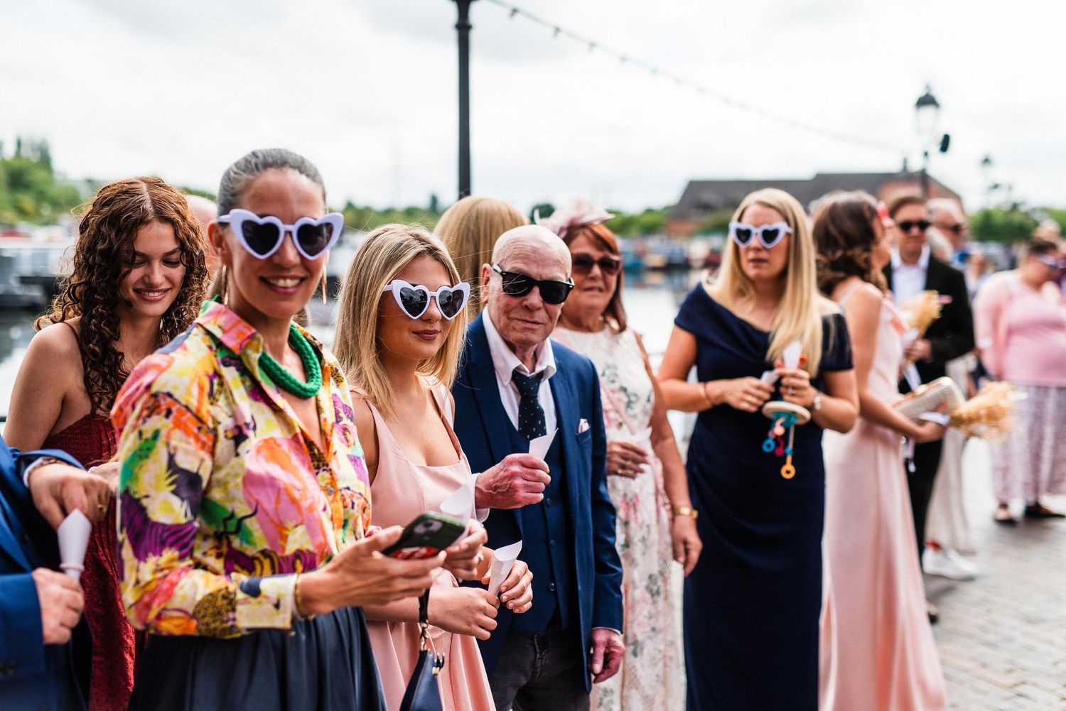 Natural and relaxed budget-friendly wedding photography at The Crows Nest, The Waterfront, Barton Marina