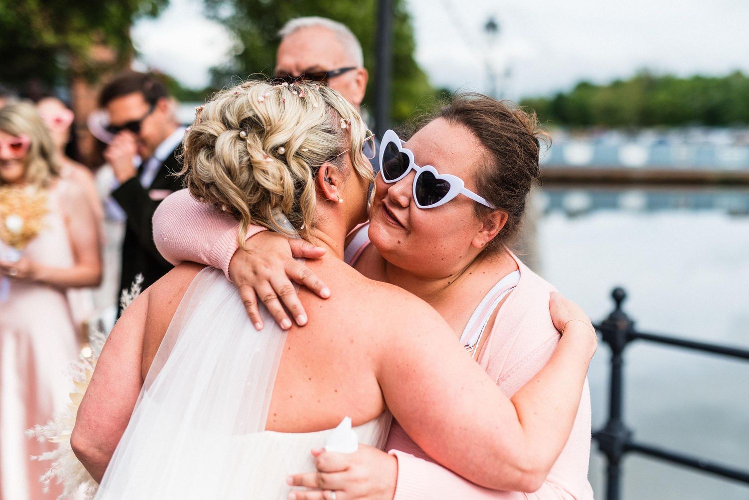 Natural and relaxed budget-friendly wedding photography at The Crows Nest, The Waterfront, Barton Marina