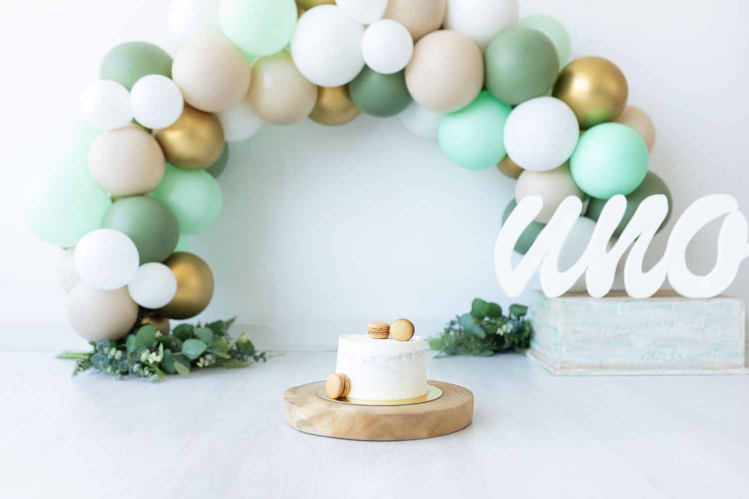 cake smash decoración min fotografía santiago de chile