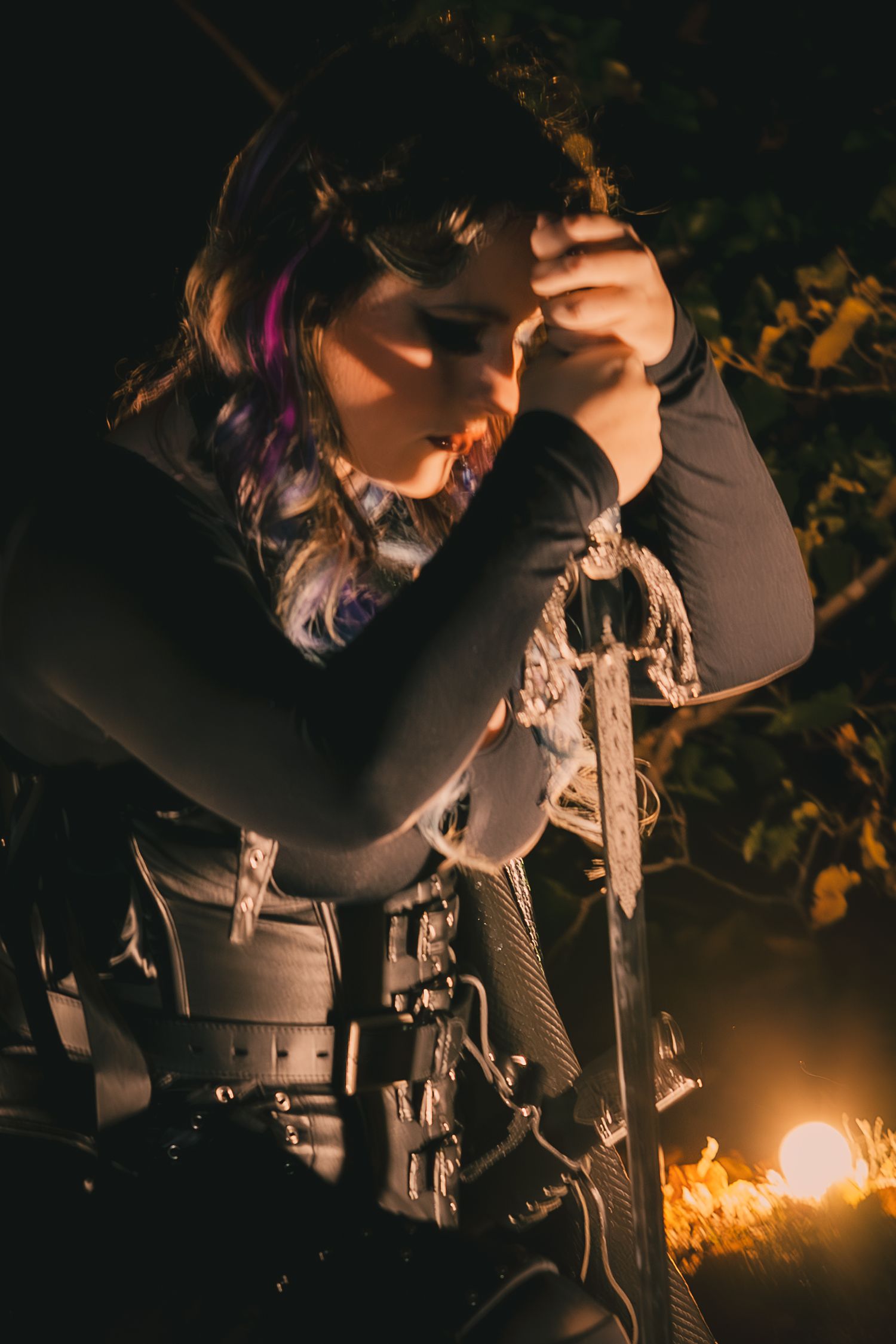 Lubbock Tx photographer nighttime portraits booktok