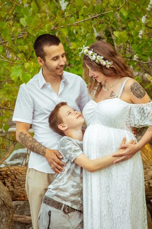 Family Outdoor Maternity photo port credit mississauga photographer