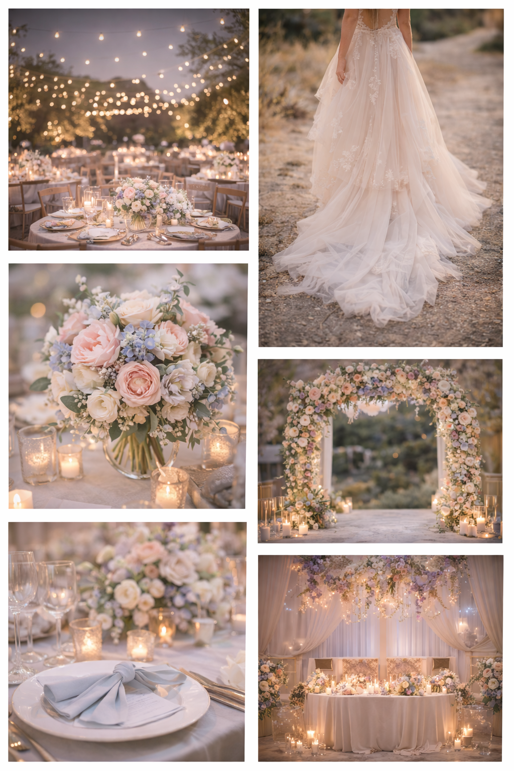 Pisces Bride Collage