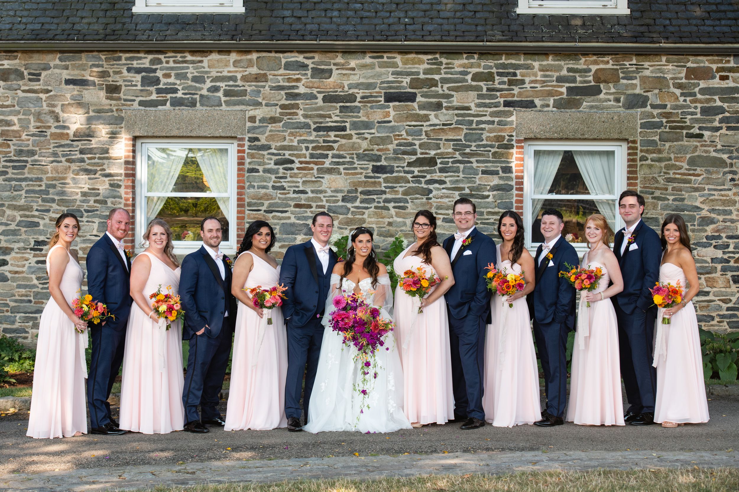Luxury vineyard wedding at Shepherd's Run. Romantic manor house wedding photography in South Kingstown, RI by Stefy Hilmer Photography.