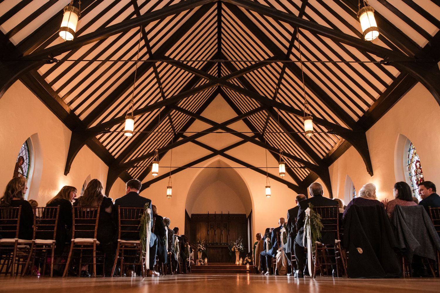 Newport documentary wedding and elopement photographer in Rhode Island Hotel Viking Chapel