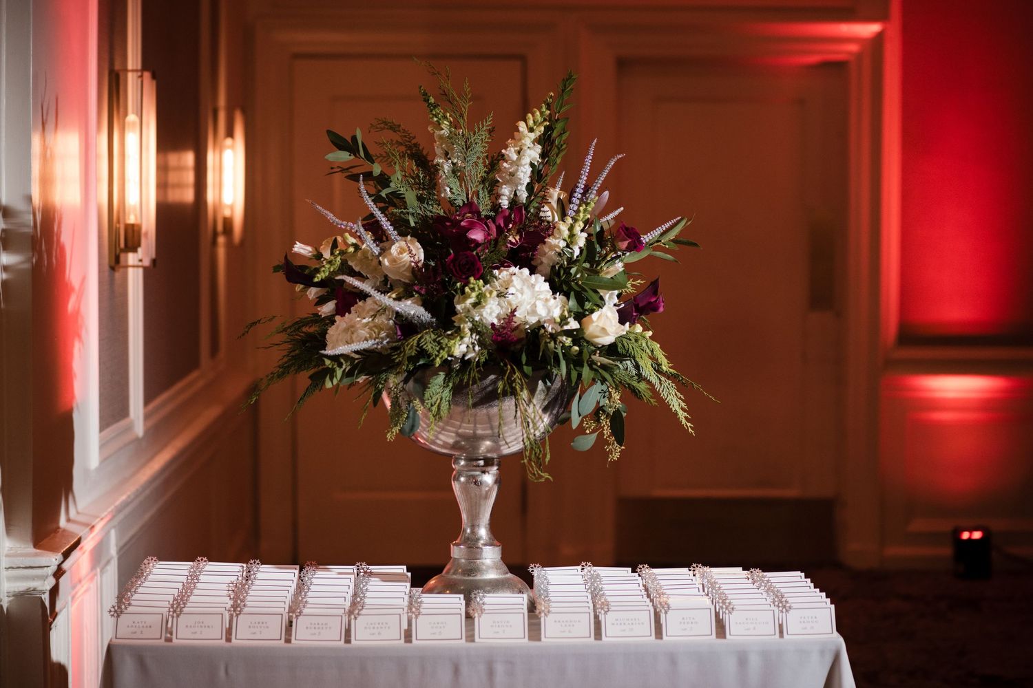 Hotel Viking Wedding details winter wedding Newport Rhode Island