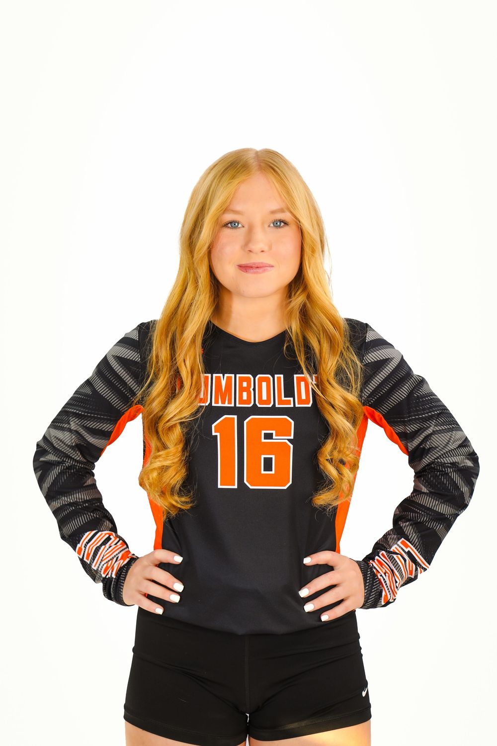 senior girl photo volleyball