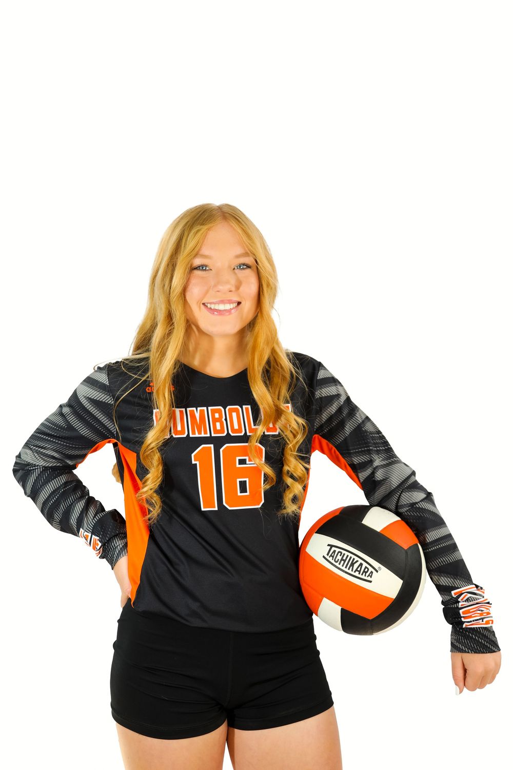 senior girl photo volleyball