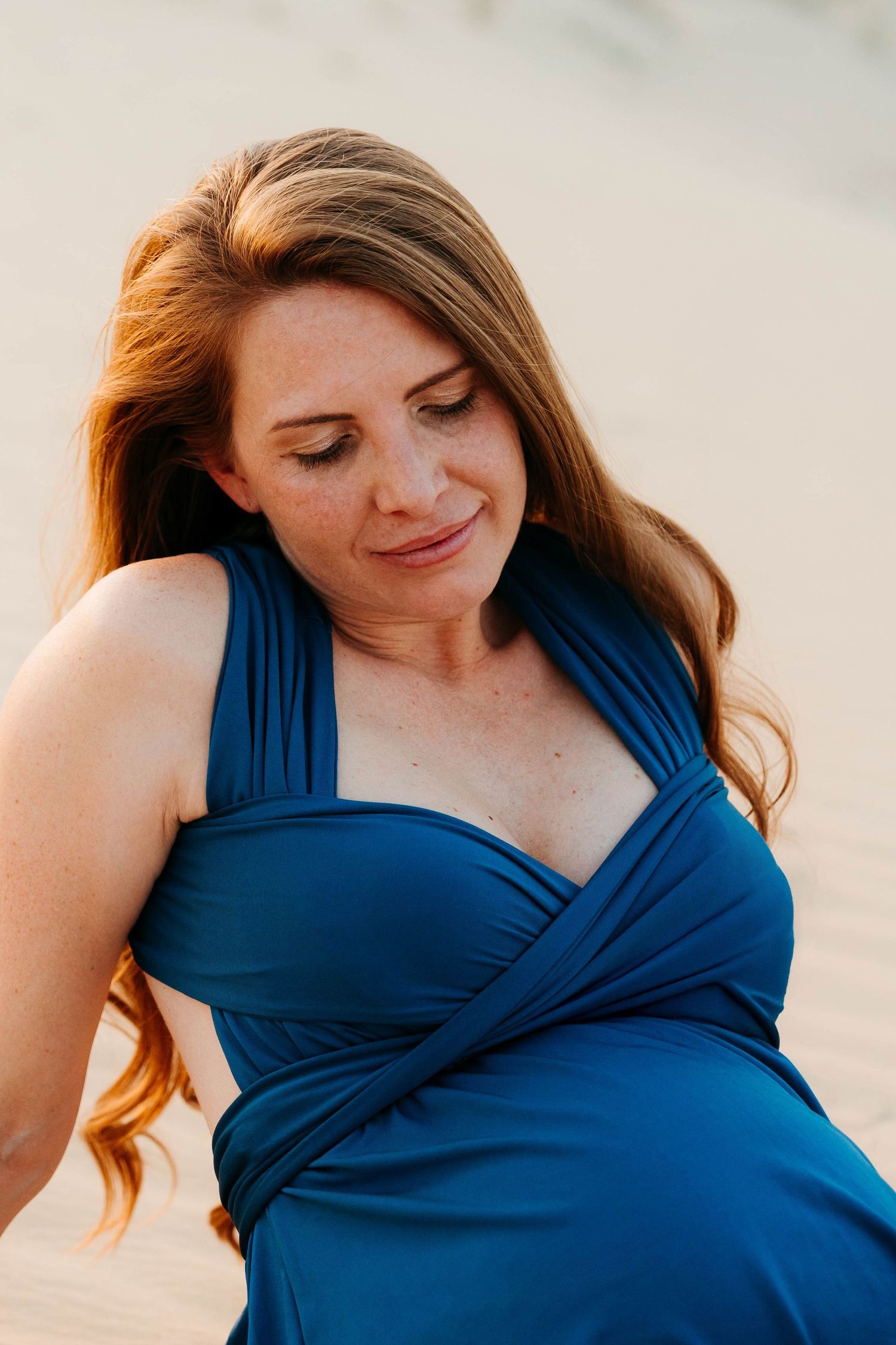 beach photoshoot in abu dhabi clinet closet options red dress
