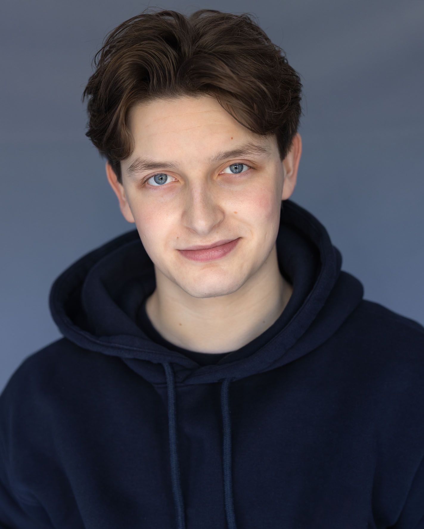 Headshot of older boy actor for spotlight profile