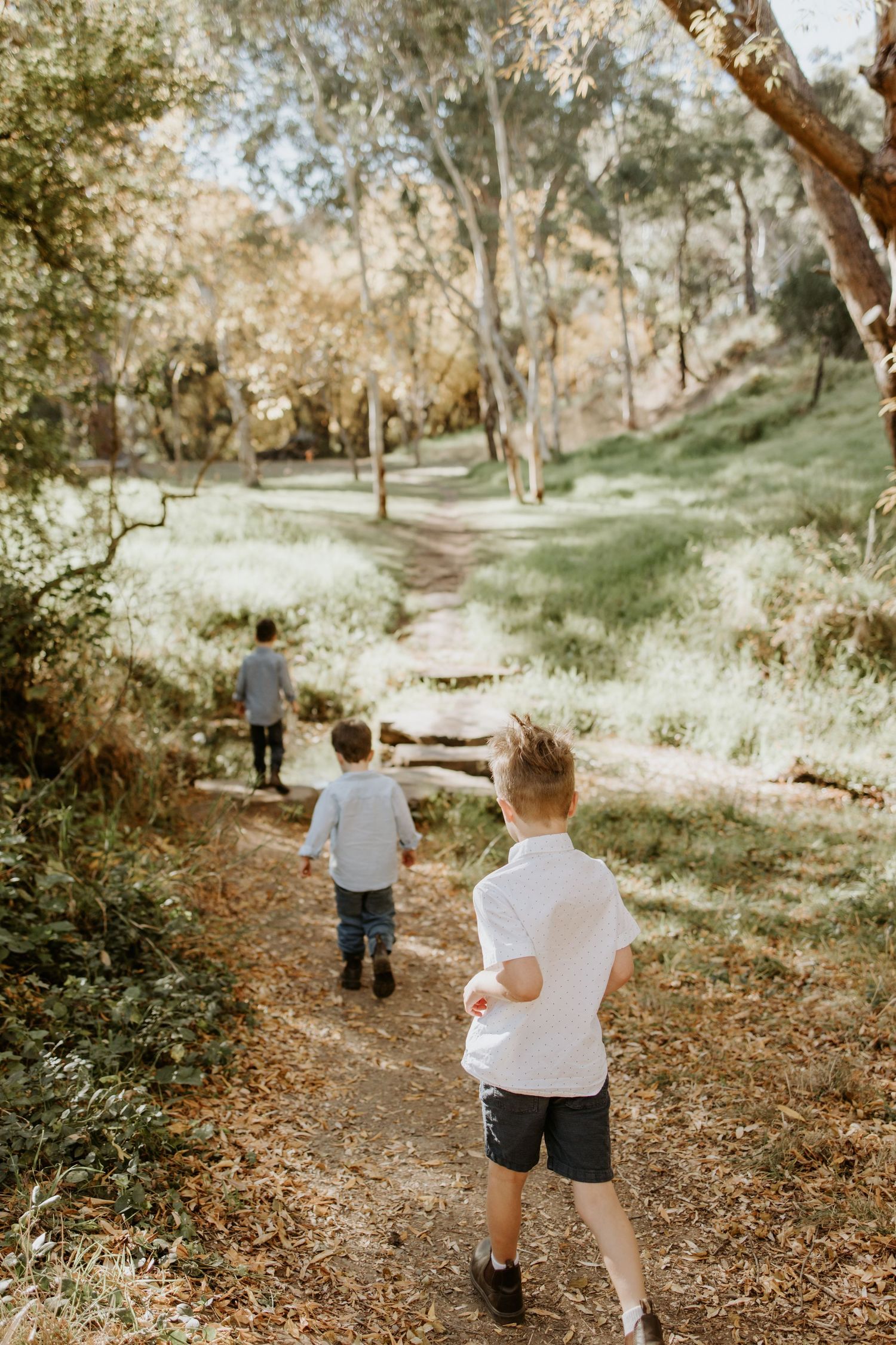 Family Photography Adelaide - Family session playing in the creek