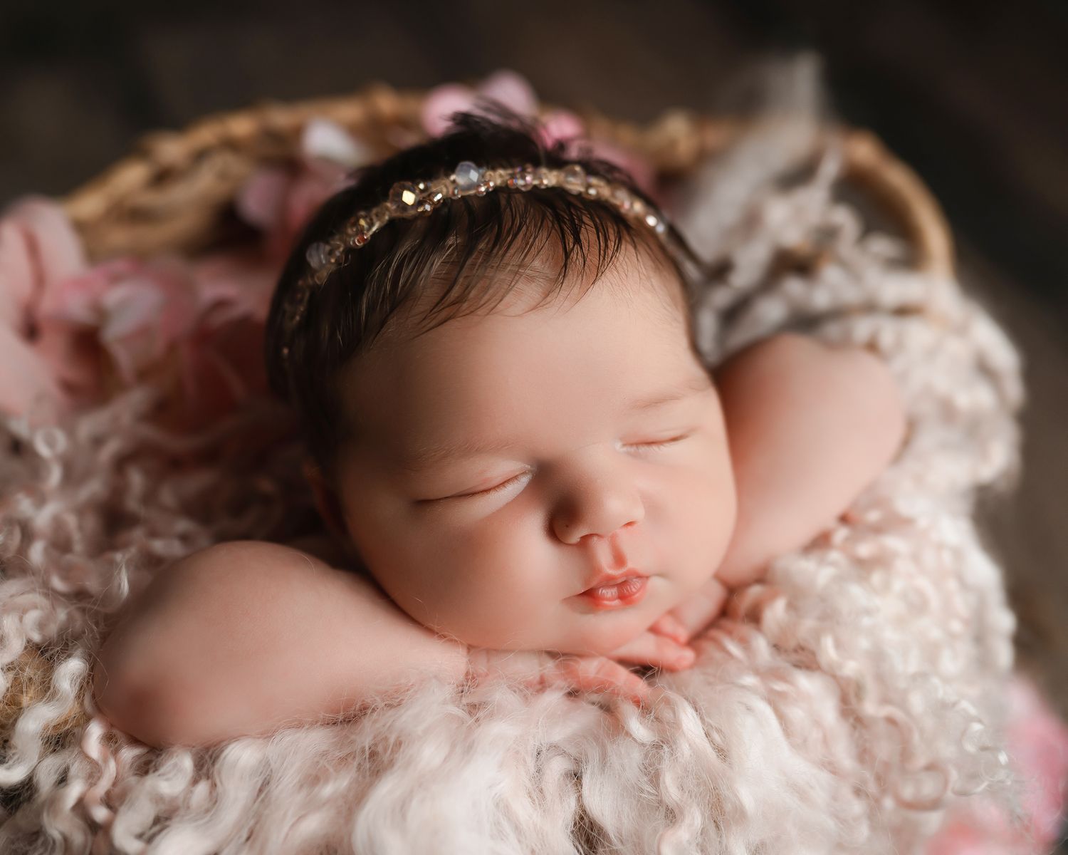 Newborn photography studio located in between Atlanta, Georgia and Birmingham, Alabama with full service photo studio.