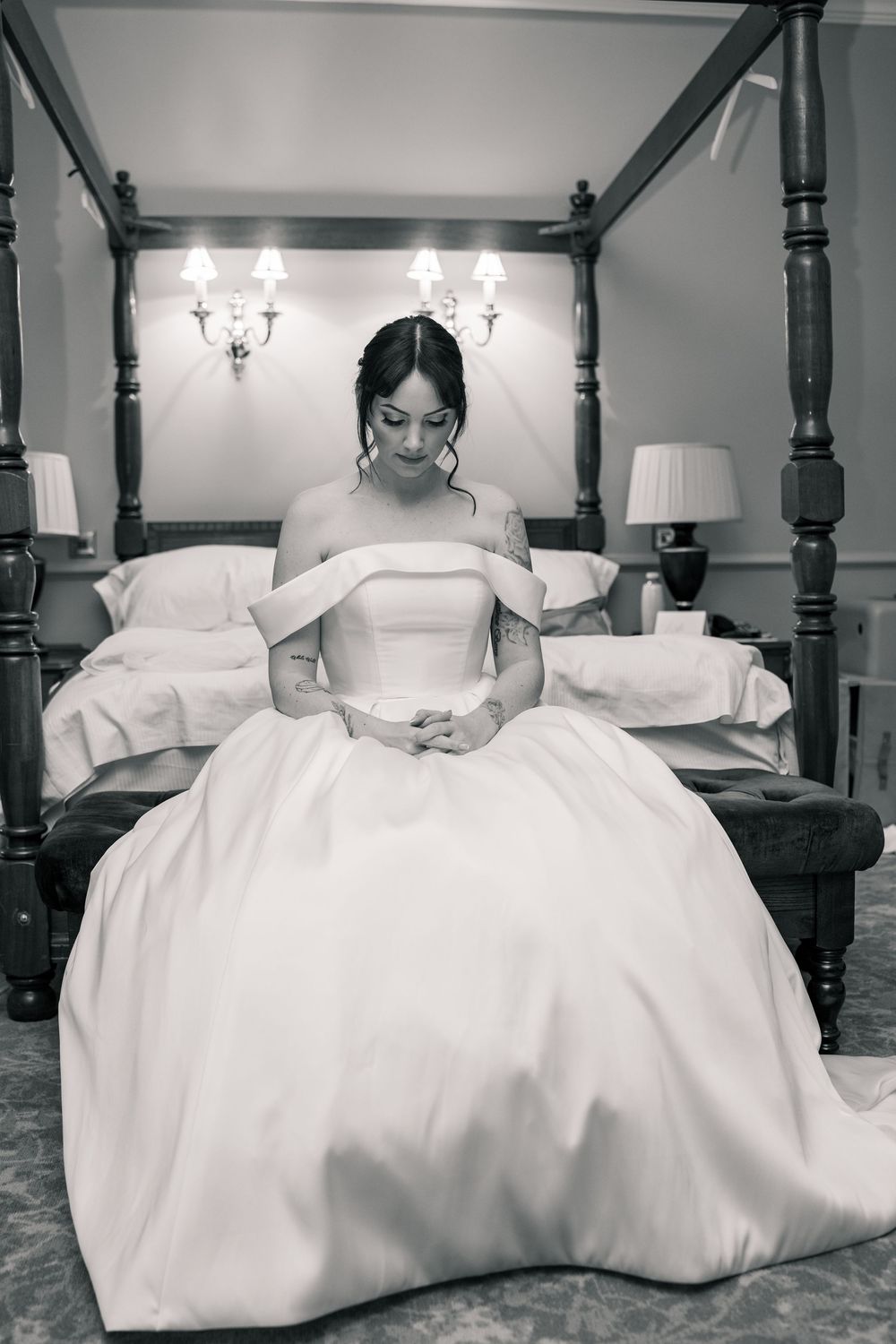 BRIDAL PORTRAITS NORFOLK WEDDING DUNSTON HALL NORWICH